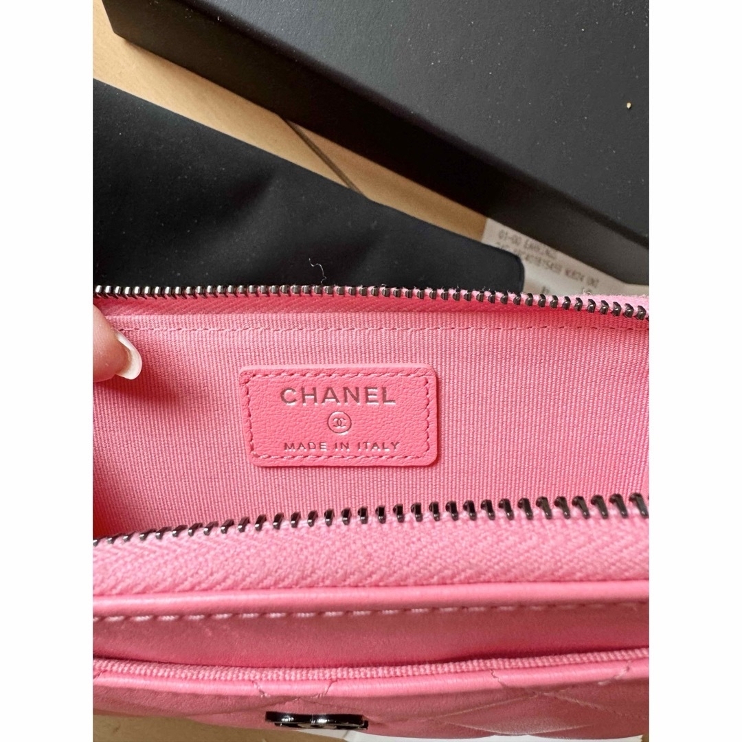CHANEL(シャネル)のCHANEL フラグメントケース　カードケース　コインケース　ピンク レディースのファッション小物(コインケース)の商品写真