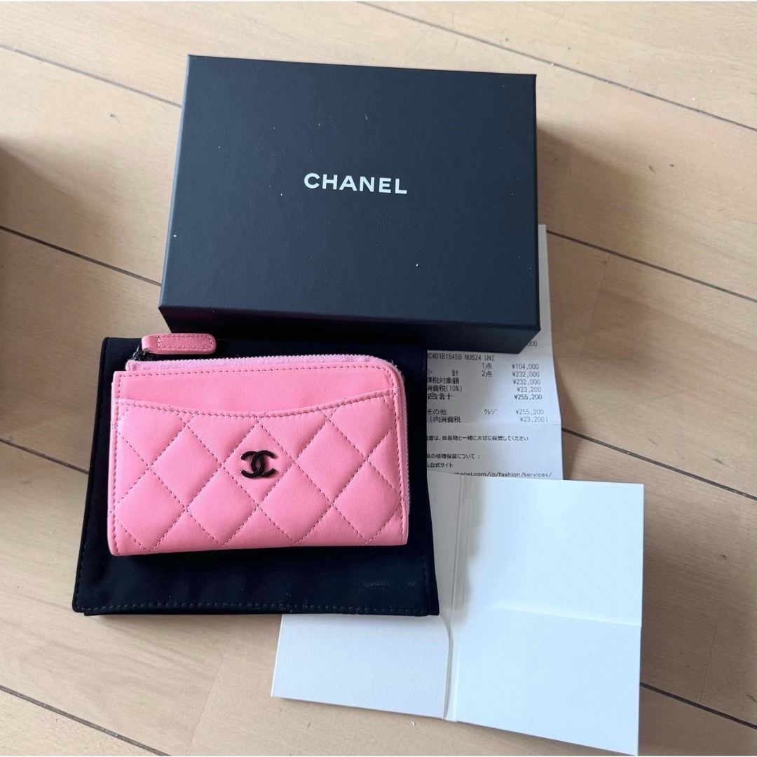 CHANEL(シャネル)のCHANEL フラグメントケース　カードケース　コインケース　ピンク レディースのファッション小物(コインケース)の商品写真