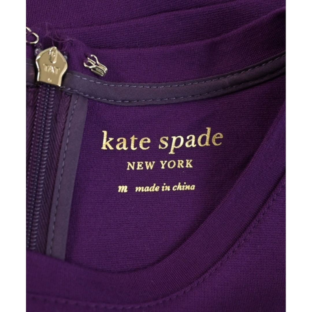 kate spade new york(ケイトスペードニューヨーク)のkate spade new york ワンピース M 紫 【古着】【中古】 レディースのワンピース(ひざ丈ワンピース)の商品写真