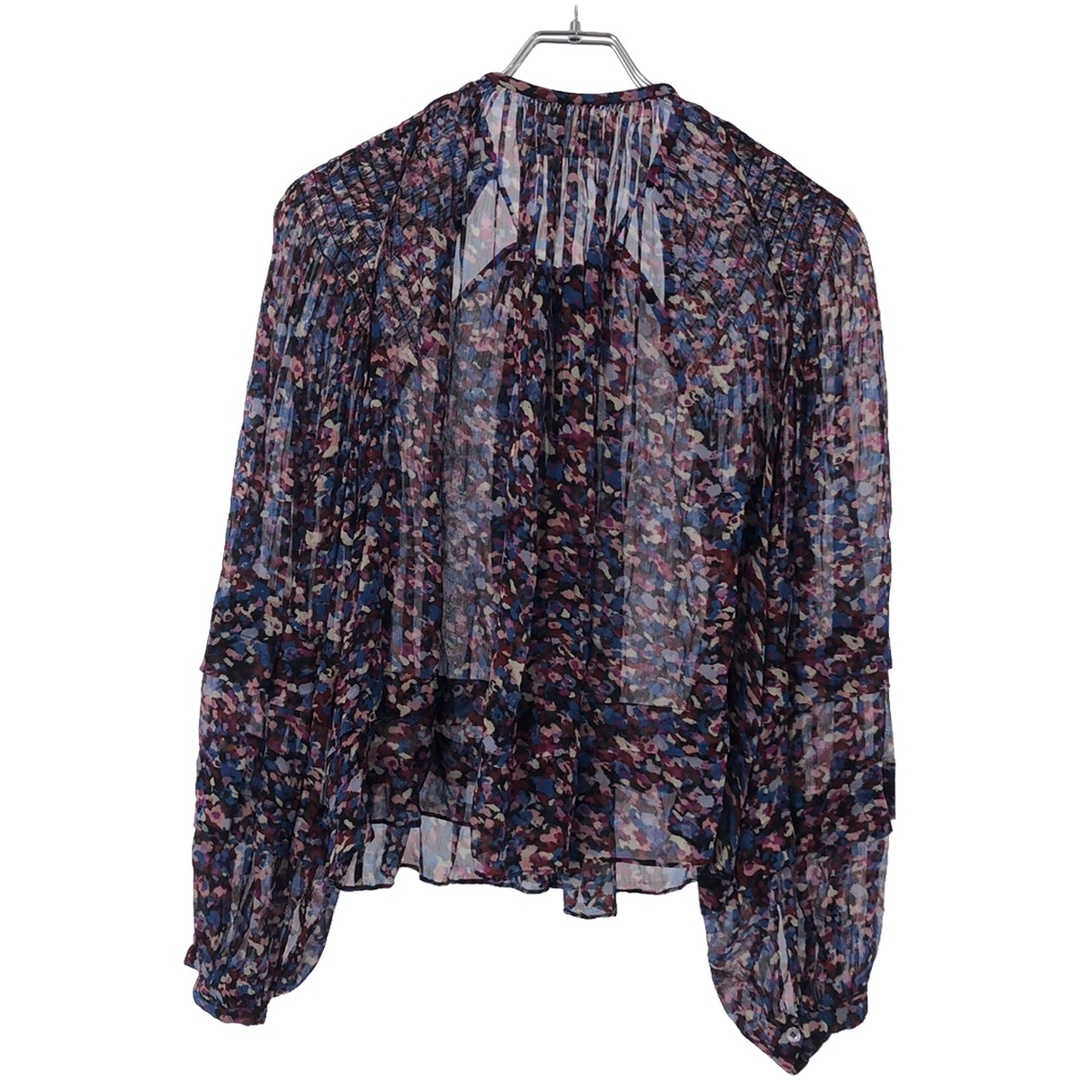 Isabel Marant(イザベルマラン)のISABEL MARANT ETOILE イザベルマラン エトワール 23SS FELIPA TOP フローラルシア―ブラウスシャツ HT0126FA-A1J49E パープル 34 レディースのトップス(シャツ/ブラウス(長袖/七分))の商品写真