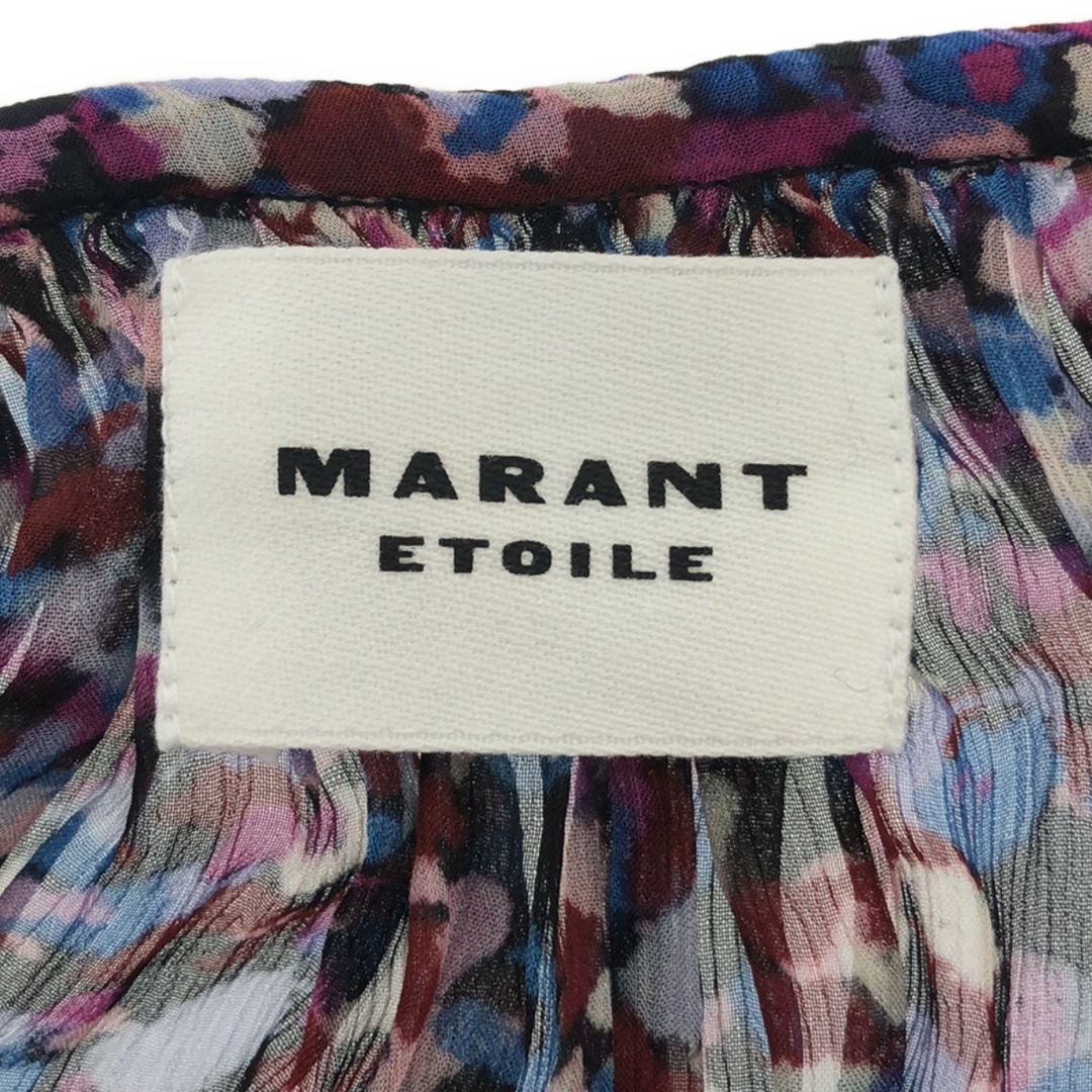 Isabel Marant(イザベルマラン)のISABEL MARANT ETOILE イザベルマラン エトワール 23SS FELIPA TOP フローラルシア―ブラウスシャツ HT0126FA-A1J49E パープル 34 レディースのトップス(シャツ/ブラウス(長袖/七分))の商品写真