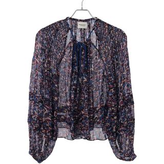 イザベルマラン(Isabel Marant)のISABEL MARANT ETOILE イザベルマラン エトワール 23SS FELIPA TOP フローラルシア―ブラウスシャツ HT0126FA-A1J49E パープル 34(シャツ/ブラウス(長袖/七分))