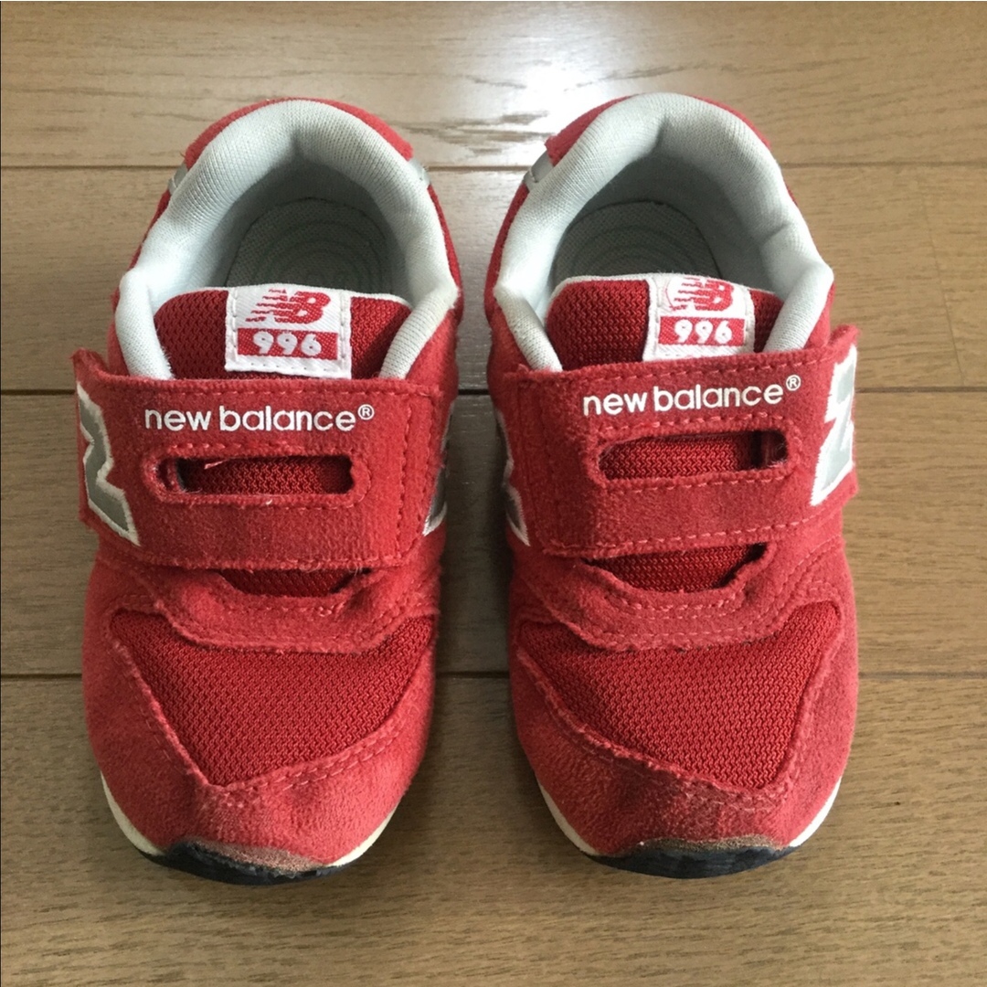 New Balance(ニューバランス)のニューバランス　スニーカー　996    16cm   赤 キッズ/ベビー/マタニティのキッズ靴/シューズ(15cm~)(スニーカー)の商品写真