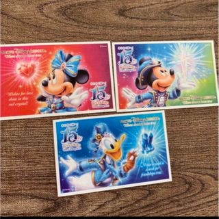 ディズニー(Disney)のディズニーシー 15周年記念 ⚠️使用済み 1デーパスポート×3(印刷物)