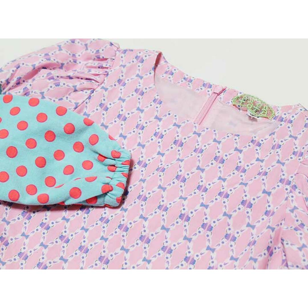 fafa(フェフェ)の【春物 新入荷!】‡フェフェ/fafa‡120cm 長袖ワンピース ピンク系【中古】子供服 キッズ kids 女の子 春 onepi 913042 キッズ/ベビー/マタニティのキッズ服女の子用(90cm~)(ワンピース)の商品写真