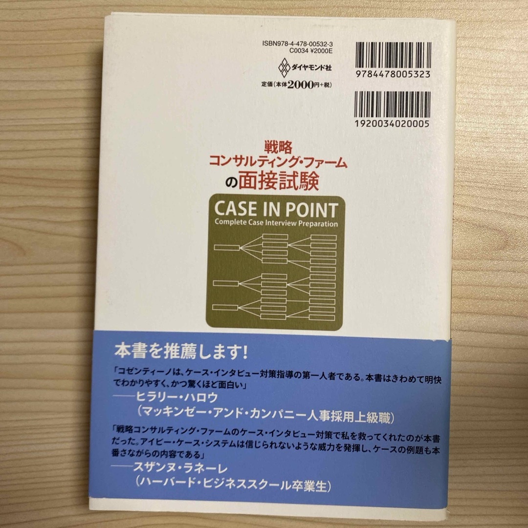 戦略コンサルティング・ファ－ムの面接試験 エンタメ/ホビーの本(その他)の商品写真