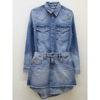 ディーゼル(DIESEL)の【春夏物 新入荷!】▽ディーゼルキッズ/DIESEL kids▽160cm スカート付長袖ワンピース インディゴブルー【中古】子供服 キッズ kids ジュニア 女の子 春夏秋 onepi 713042(ワンピース)