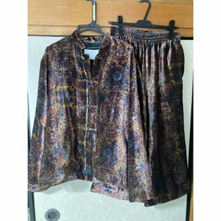 TOGA VIRILIS - TOGA VIRILRS 19aw ベロア チャイナ TOGA VIRILIS - TOGA VIRILRS 19aw ベロア チャイナ