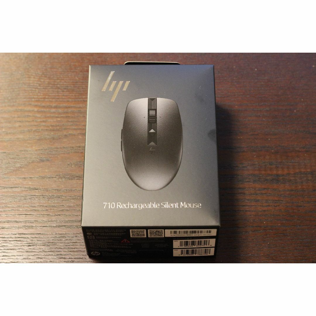 HP(ヒューレットパッカード)のHP 710 Rechargeable Silent Mouse 新品 未開封 スマホ/家電/カメラのPC/タブレット(PC周辺機器)の商品写真