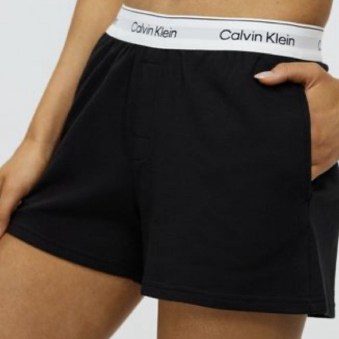 Calvin Klein(カルバンクライン)のCalvin Klein カルバンクライン ルームウェア ショートパンツ 黒  レディースのルームウェア/パジャマ(ルームウェア)の商品写真