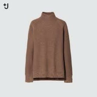 ユニクロ(UNIQLO)のuniqlo プレミアムラムケーブルハイネックセーター＋J 2021AW(ニット/セーター)