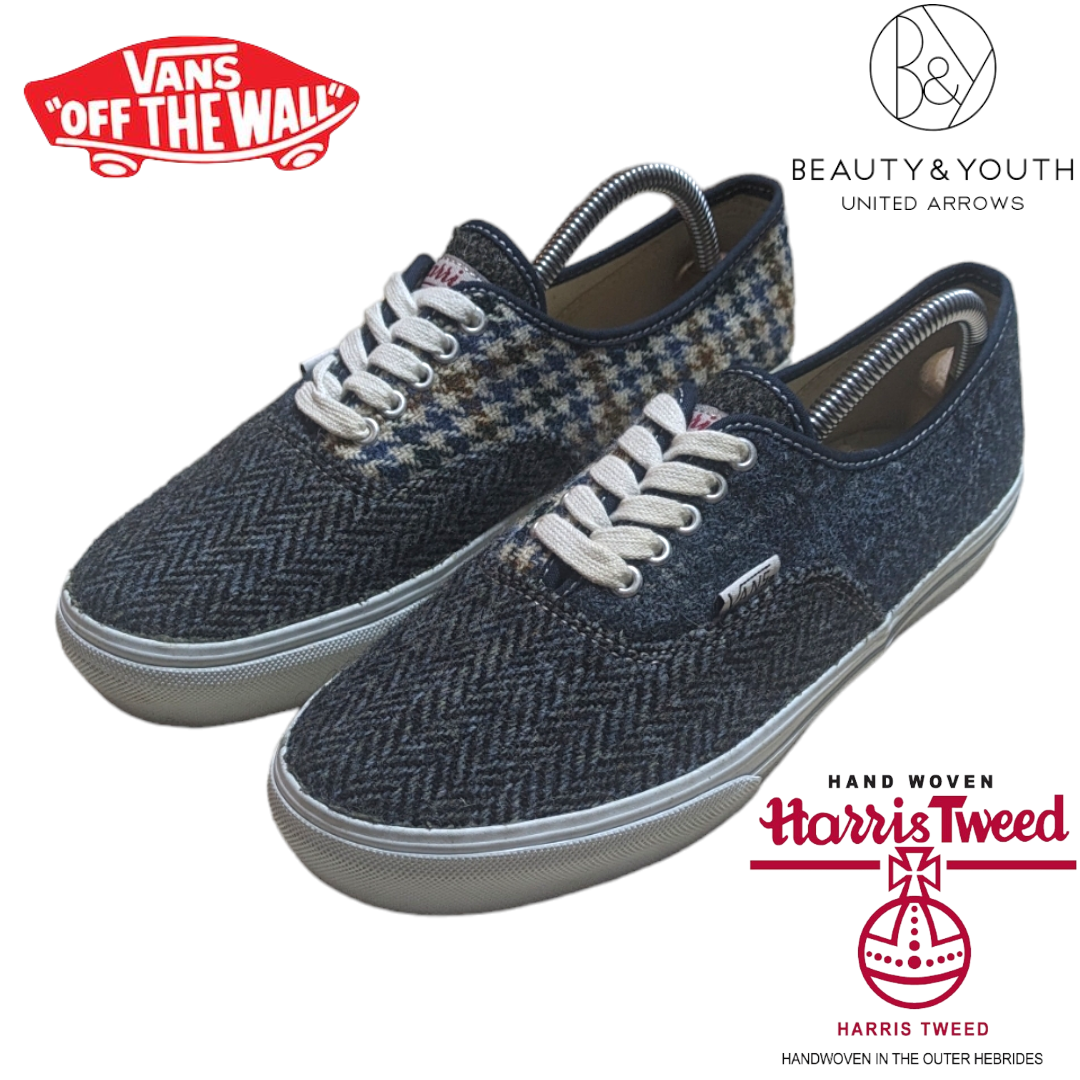 BEAUTY&YOUTH UNITED ARROWS(ビューティアンドユースユナイテッドアローズ)のVans X B&Y X Harris Tweed AUTHENTIC グレー メンズの靴/シューズ(スニーカー)の商品写真