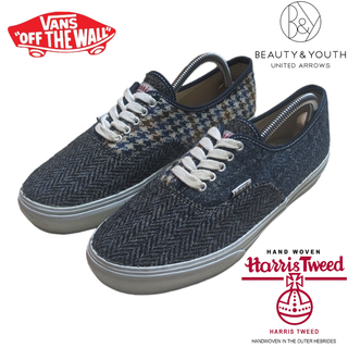 ビューティアンドユースユナイテッドアローズ(BEAUTY&YOUTH UNITED ARROWS)のVans X B&Y X Harris Tweed AUTHENTIC グレー(スニーカー)