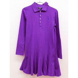 ラルフローレン(Ralph Lauren)の【春物 新入荷!】▼ラルフローレン/Ralph Lauren▼160cm(L) 長袖ワンピース 紫×青系 【中古】  子供服 キッズ ジュニア 女の子 春秋 onepi 813042(ワンピース)