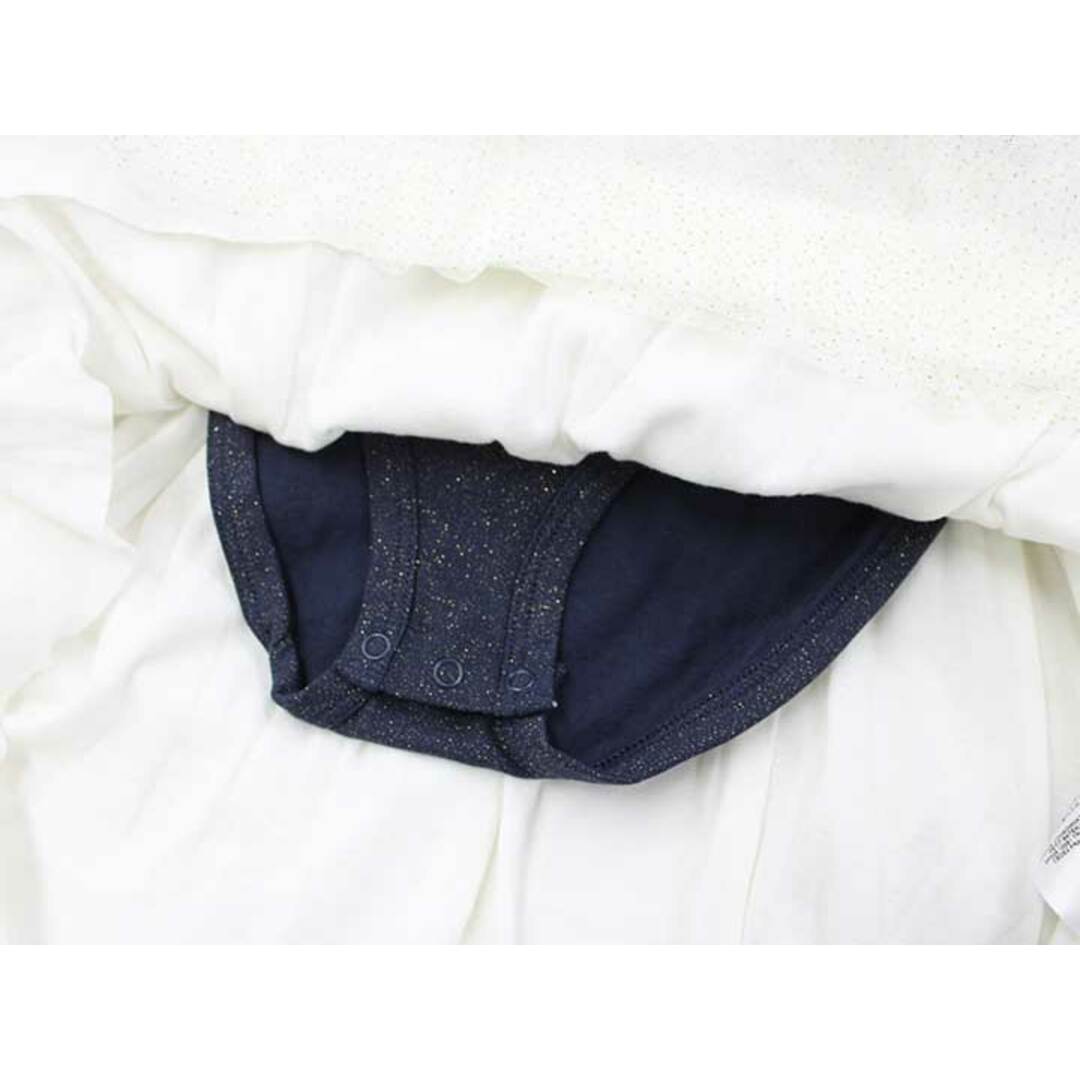 PETIT BATEAU(プチバトー)の【春物 新入荷!】新品 未使用品▽プチバトー/PETIT BATEAU▽152cm 長袖ワンピース 紺×白系 ロンパース型 子供服 キッズ kids ジュニア 女の子 春秋 onepi 813042 キッズ/ベビー/マタニティのキッズ服女の子用(90cm~)(ワンピース)の商品写真