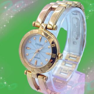 シチズン(CITIZEN)の《美品　稼動品》　シチズン　ウィッカ　防水　レディース腕時計　ソーラー(腕時計)