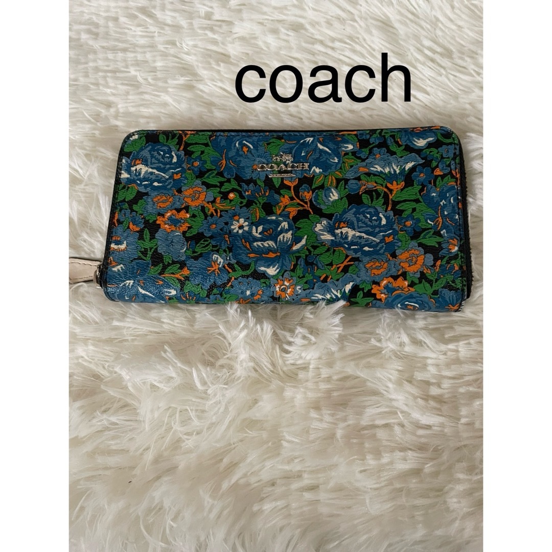 COACH(コーチ)のコーチ COACH 財布 長財布 ローズフローラルプリント PVCマルチカラー レディースのファッション小物(財布)の商品写真