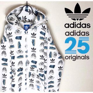 アディダス(adidas)のadidas  Nigo  コラボ　パーカー　25周年記念　サイズ M(パーカー)