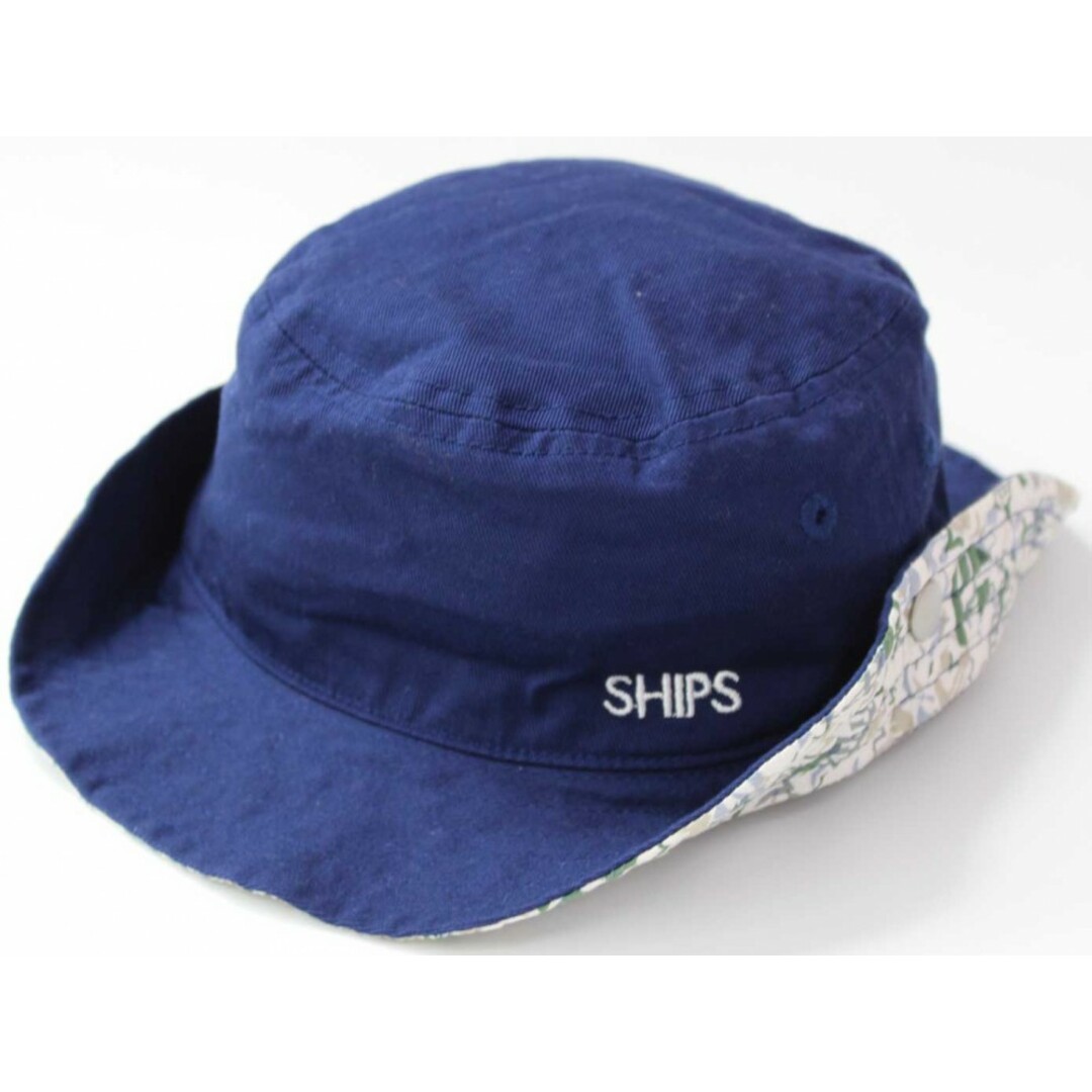 SHIPS(シップス)の【春物 新入荷!】◇シップス/SHIPS kids◇50cm ハット/帽子 紺 リバティ アウトドア キャンプ ピクニック 日よけ 熱中症対策【中古】子供 キッズ kids 男の子 春夏 bagetc 613042 キッズ/ベビー/マタニティのこども用ファッション小物(帽子)の商品写真