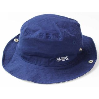 シップス(SHIPS)の【春物 新入荷!】◇シップス/SHIPS kids◇50cm ハット/帽子 紺 リバティ アウトドア キャンプ ピクニック 日よけ 熱中症対策【中古】子供 キッズ kids 男の子 春夏 bagetc 613042(帽子)