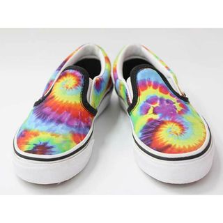 ヴァンズ(VANS)の【新入荷!】▼ヴァンズ/バンズ/Vans▼18.5cm スリッポン/スニーカー/スポーツシューズ/運動靴 白×黒×マルチ 【中古】 子服 キッズ  男の子 春夏秋冬 shoes 513042(スニーカー)