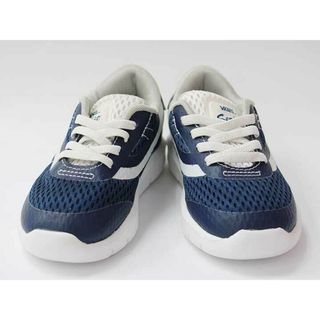 ヴァンズ(VANS)の【新入荷!】▼ヴァンズ/バンズ/Vans▼15cm スニーカー/スポーツシューズ/運動靴 紺×白 【中古】 子服 キッズ  男の子 春夏秋冬 shoes 513042(スニーカー)