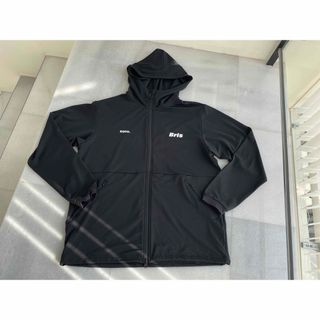 極美品 F.C.R.B ストレッチニットジップアップ 上下セットアップ 黒L