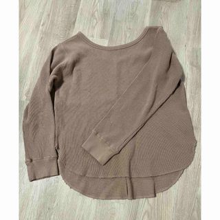 アリシアスタン(ALEXIA STAM)のALEXIA STAM open back waffle top(カットソー(長袖/七分))