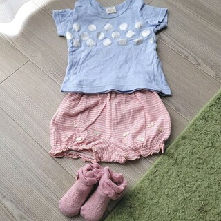 kid’s zoo - 【kidszoo】キッズズー 70サイズ シャツとパンツと靴下のセット