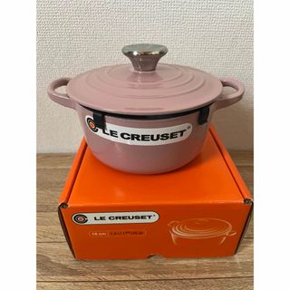 ルクルーゼ(LE CREUSET)の新品●ルクルーゼ ココットロンド 16cm  アンティークローズ(鍋/フライパン)