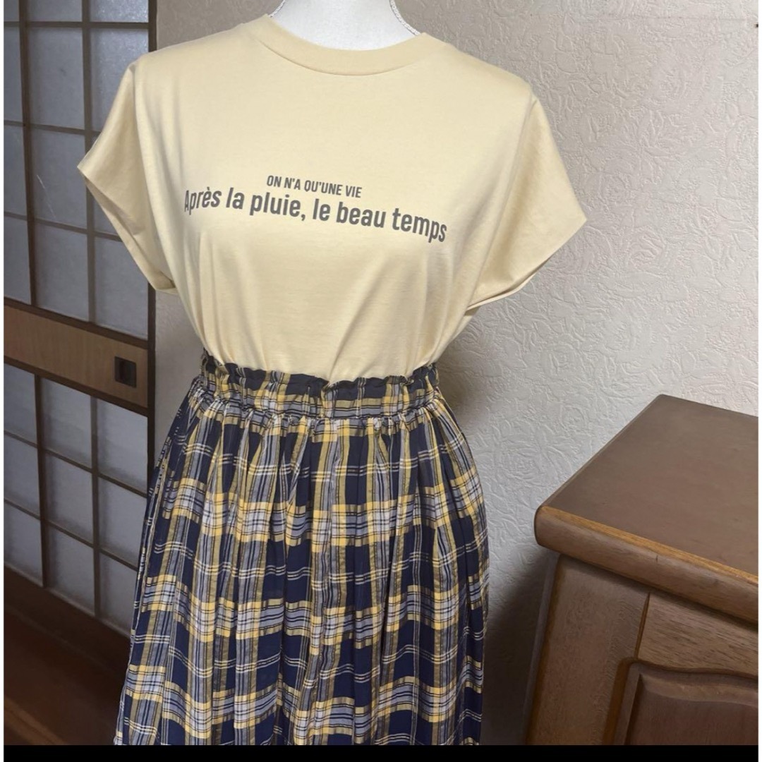 SM2(サマンサモスモス)のスカートとTシャツの2点 レディースのトップス(Tシャツ(半袖/袖なし))の商品写真