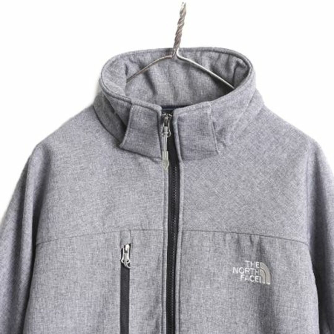 THE NORTH FACE(ザノースフェイス)のノースフェイス ソフトシェル ジャケット レディース XL メンズ L 程 古着 The North face FLIGHT SERIES アウトドア 裏 フリース ブルゾン レディースのジャケット/アウター(ブルゾン)の商品写真