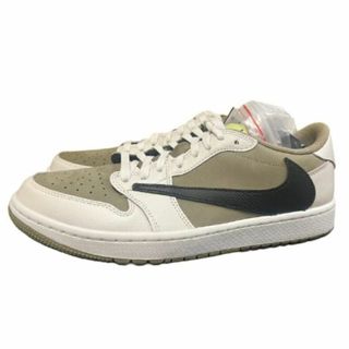 ナイキ(NIKE)のNIKE Travis Scott  Air Jordan 1 Low Golf "Neutral Olive"【FZ3124-200】26.5cm(スニーカー)