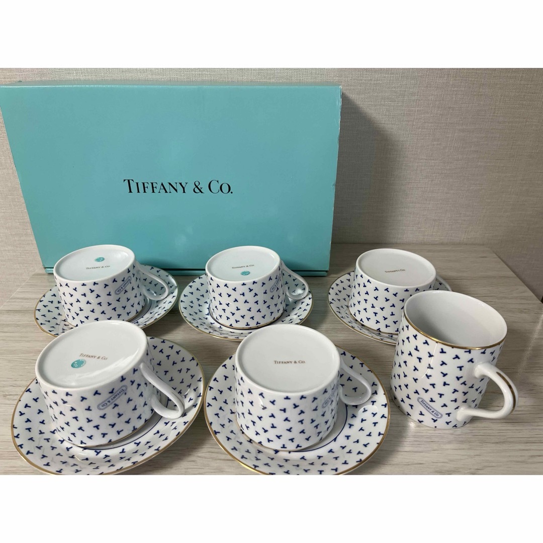 Tiffany ティーカップ&ソーサー セット(TIFFANY&Co Tiffany ティーカップ&ソーサー セット(TIFFANY&Co