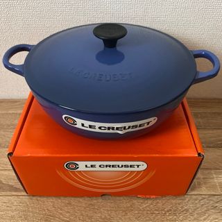 ルクルーゼ(LE CREUSET)の●新品●LeCreuset ル クルーゼ マルミット 22cm コバルトブルー(鍋/フライパン)