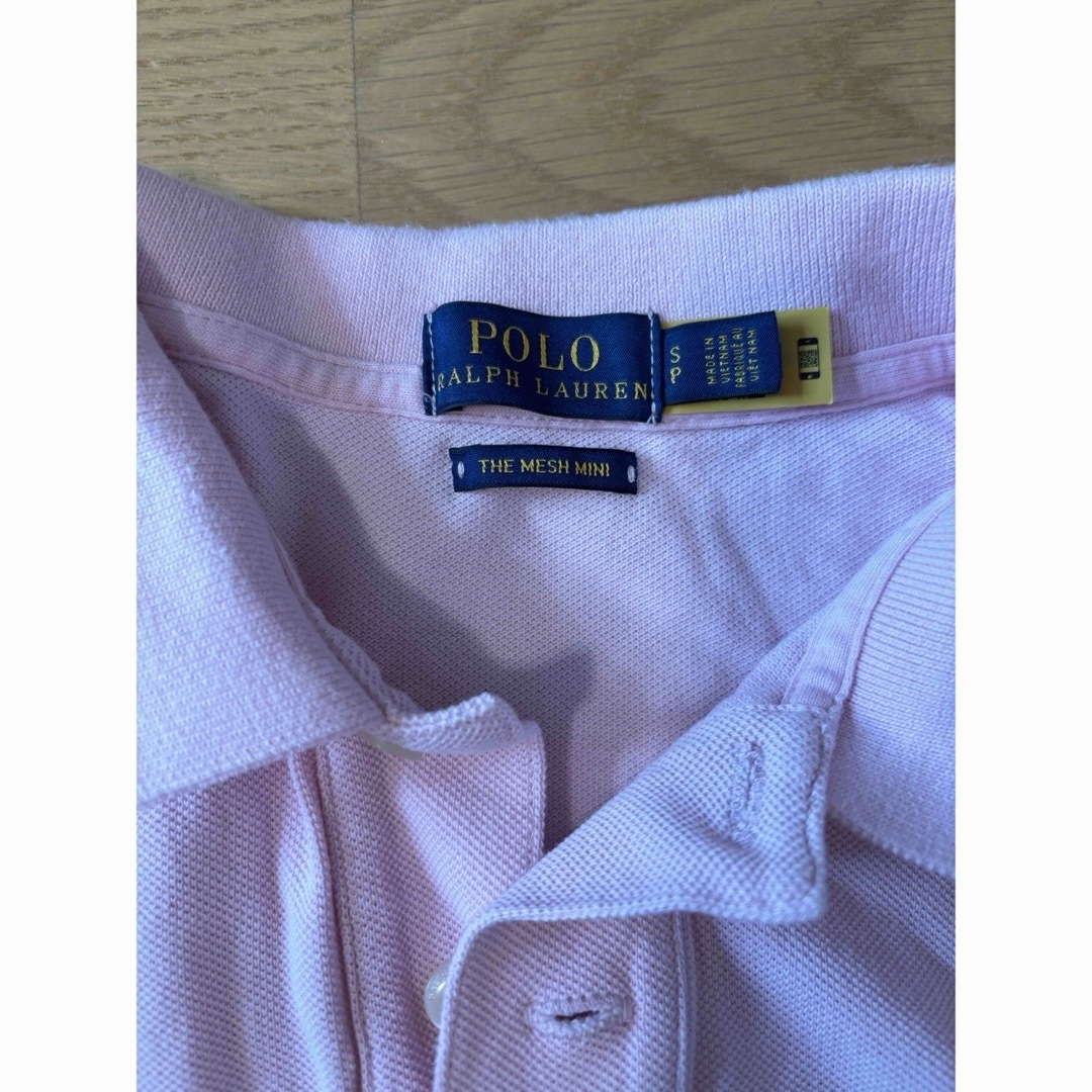 POLO RALPH LAUREN(ポロラルフローレン)のラルフローレン  ポロシャツワンピース　ピンク レディースのワンピース(ミニワンピース)の商品写真