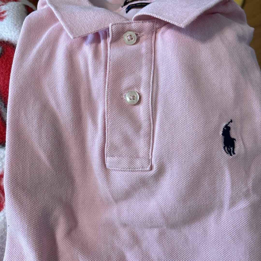 POLO RALPH LAUREN(ポロラルフローレン)のラルフローレン  ポロシャツワンピース　ピンク レディースのワンピース(ミニワンピース)の商品写真