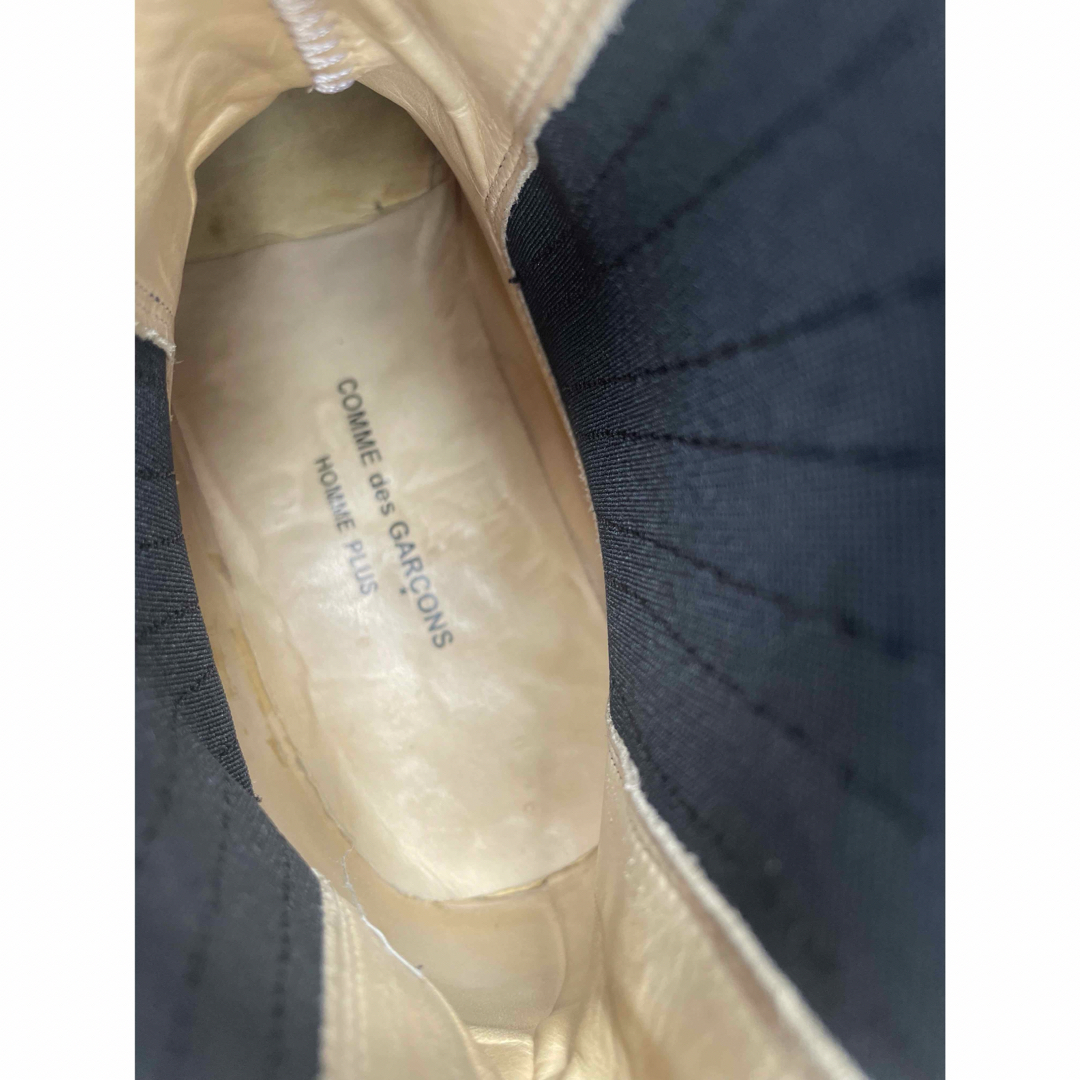 COMME des GARCONS(コムデギャルソン)の希少コムデギャルソン　とんがりブーツ　プーレーヌ　黒　15ss メンズの靴/シューズ(ブーツ)の商品写真