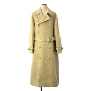 オーラリー(AURALEE)のAURALEE / オーラリー | 2023AW | BRUSHED ALPACA WOOL MELTON TRENCH COAT コート | 0 | ライトベージュ | レディース(その他)