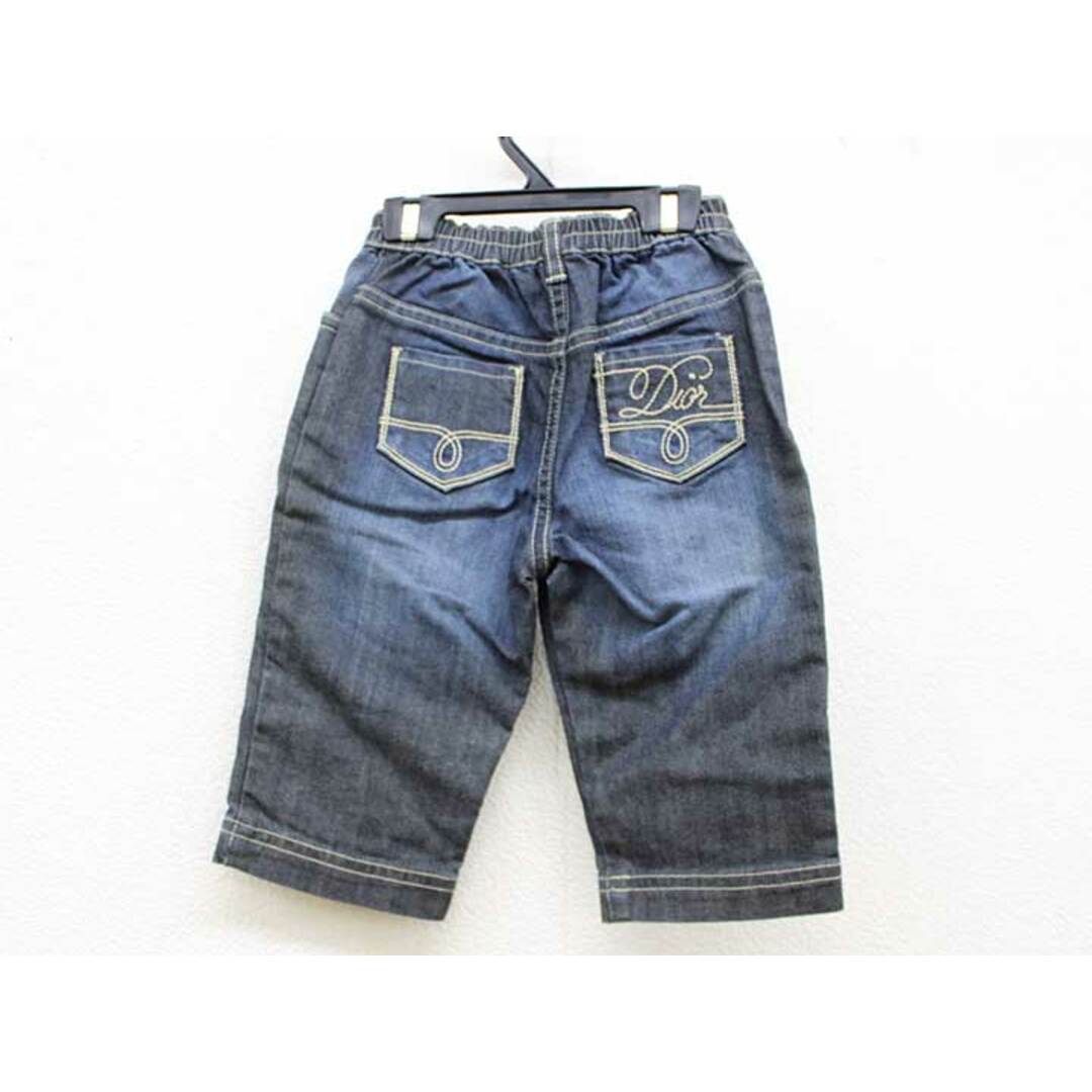 baby Dior(ベビーディオール)の【春物 新入荷!】▼ベビーディオール/baby Dior▼70cm位(6M) ロングパンツ/長ズボン インディゴ系×紺 【中古】 子服 キッズ kids ベビー服 baby 女の子 春夏秋冬 bottoms 313042 キッズ/ベビー/マタニティのベビー服(~85cm)(パンツ)の商品写真