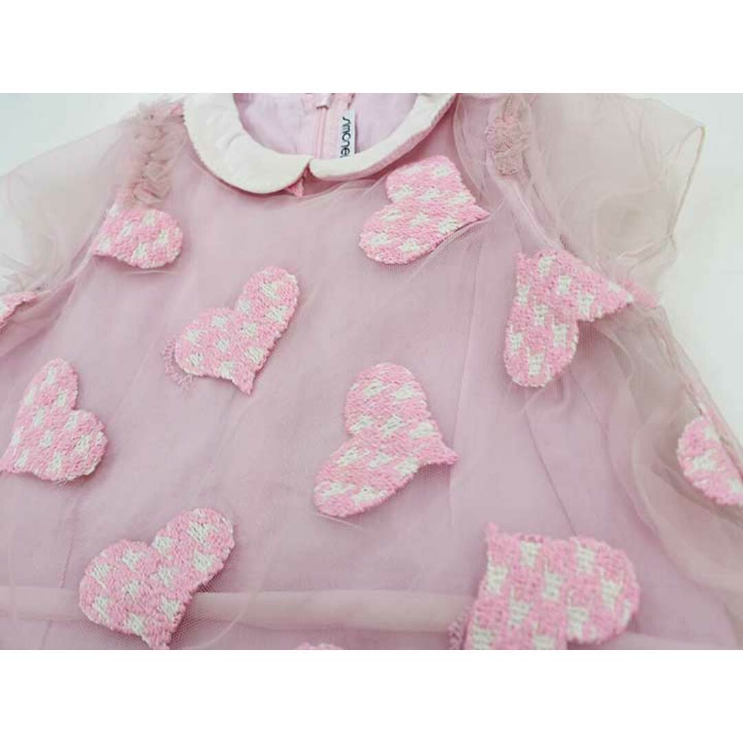 Simonetta(シモネッタ)の【春物 新入荷!】▼シモネッタ/simonetta▼85cm(18M) ドレスワンピース/ワンピース/ドレス ピンク【中古】 子服 キッズ ベビー服 baby 女の子  lessons  313042 キッズ/ベビー/マタニティのベビー服(~85cm)(ワンピース)の商品写真