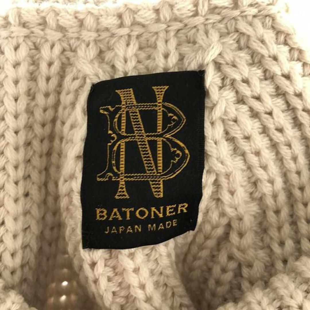 BATONER(バトナー)の【美品】  BATONER / バトナ― | シグネチャータートルネックニット | 1 | ベージュ | レディース レディースのトップス(ニット/セーター)の商品写真