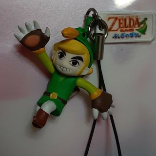 ニンテンドウ(任天堂)のゼルダの伝説 子供リンク フィギュアキーホルダー(ゲームキャラクター)