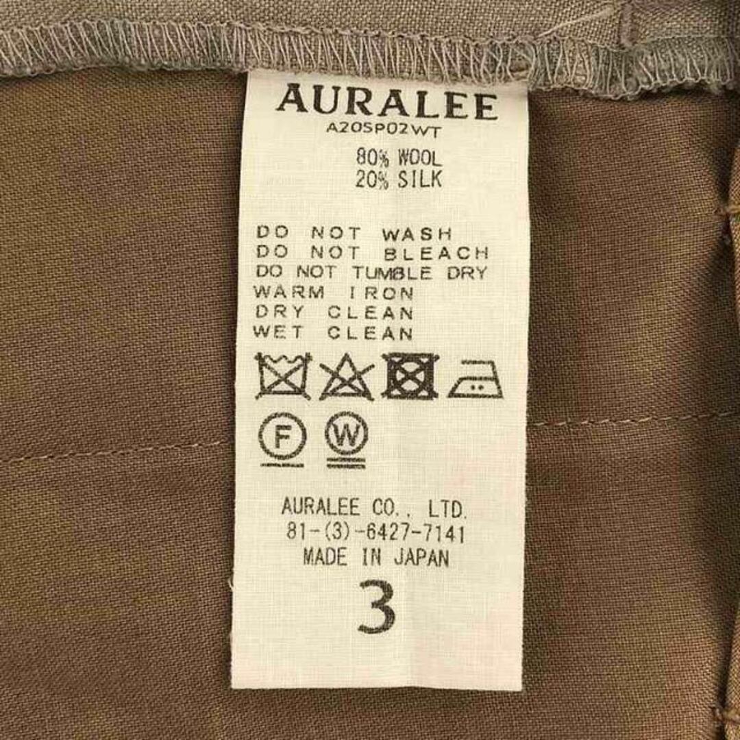 AURALEE(オーラリー)のAURALEE / オーラリー | WOOL SILK TROPICAL SLACKS / ウール シルク トロピカル スラックス パンツ | 3 | LIGHT BEIGE(BEIGE) | メンズ メンズのパンツ(その他)の商品写真