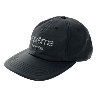 シュプリーム(Supreme)の【美品】  SUPREME / シュプリーム | Leather Classic Logo 6-Panel Cap / ロゴ レザーキャップ 帽子 / ユニセックス | ブラック | メンズ(その他)