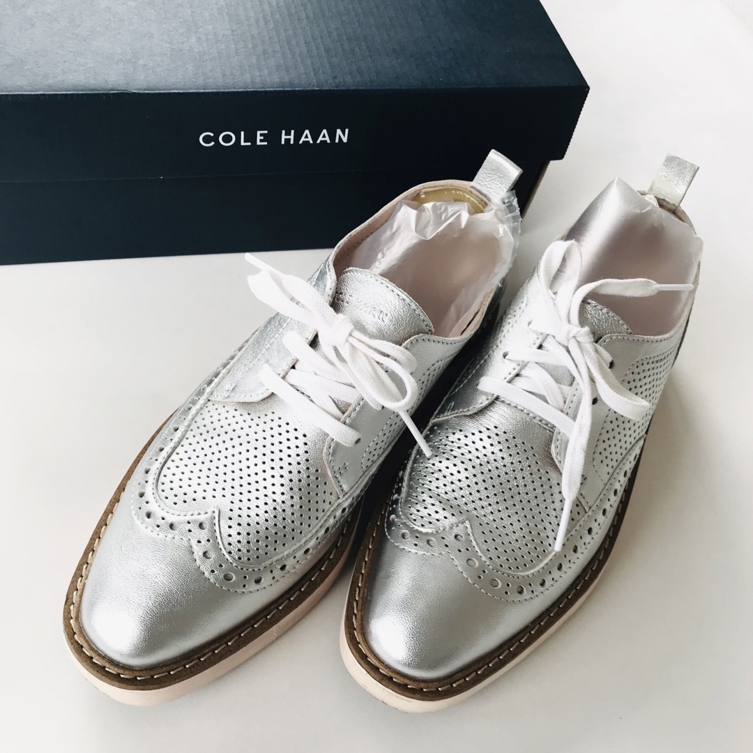 Cole Haan(コールハーン)のオリジナルグランド プラットフォーム　23cm ウィングチップ オックスフォード レディースの靴/シューズ(ローファー/革靴)の商品写真