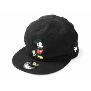 ニューエラー(NEW ERA)の【春物 新入荷!】▲ニューエラ/NEW ERA▲48.3-50.1cm キャップ/帽子 黒 ディズニー/ミッキーマウスコラボ 日よけ 紫外線対策【中古】子供 キッズ kids ベビー baby 男の子 女の子 春夏秋冬 bagetc 313042(帽子)