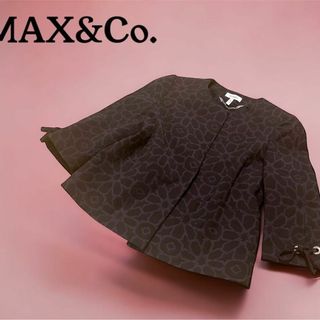 Max & Co. - MAX&Co. マックスアンドコー  ノーカラー カーディガン  ジャケット