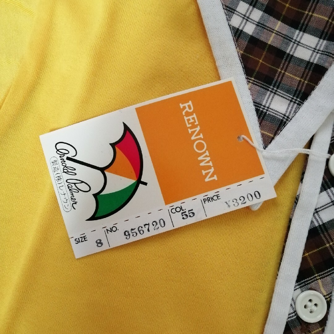 Arnold Palmer(アーノルドパーマー)の値下　未使用　タグ付アーノルドパーマー 長袖ポロシャツ  キッズ 120 キッズ/ベビー/マタニティのキッズ服男の子用(90cm~)(Tシャツ/カットソー)の商品写真