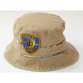 ラルフローレン(Ralph Lauren)の【春物 新入荷!】◇ラルフローレン/Ralph Lauren◇45cm ハット/帽子 ベージュ ピクニック 日よけ 熱中症対策【中古】子供 キッズ kids ベビー baby 男の子 春夏秋 bagetc 613042(帽子)